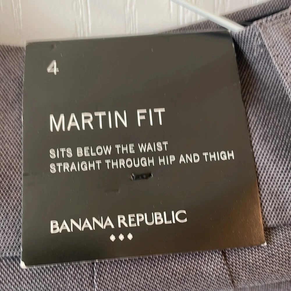 NWT Banana Republic Martin Fit slacks - Picture 3 of 7